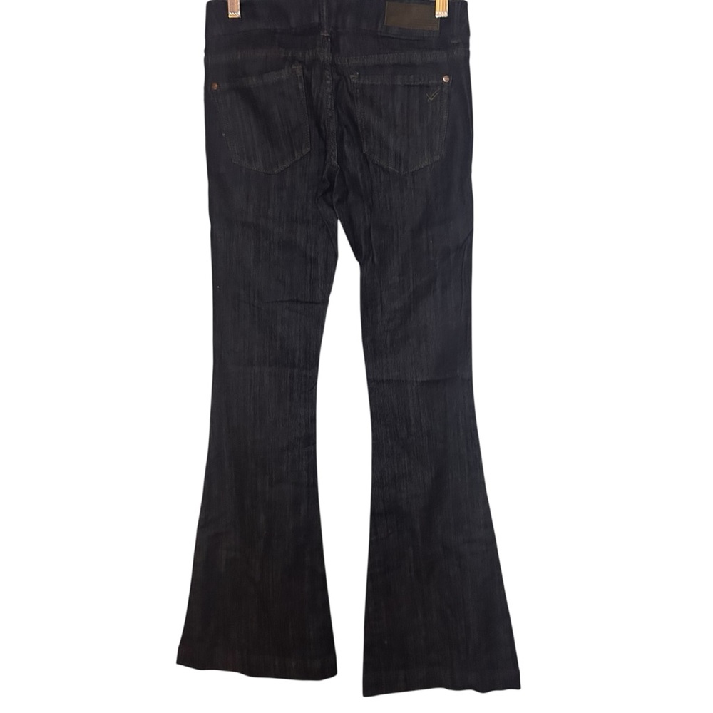 William Rast Trouser Flare Jeans 26 x 35 Low Rise Dark Wash - Picture 8 of 13